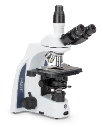 Microscoop Iscope trinoculair incl verwarmbare tafel met regelunit en phasecontrast 