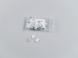 Cane ID Tabs. Witte aluminium tabs ,per 100st.