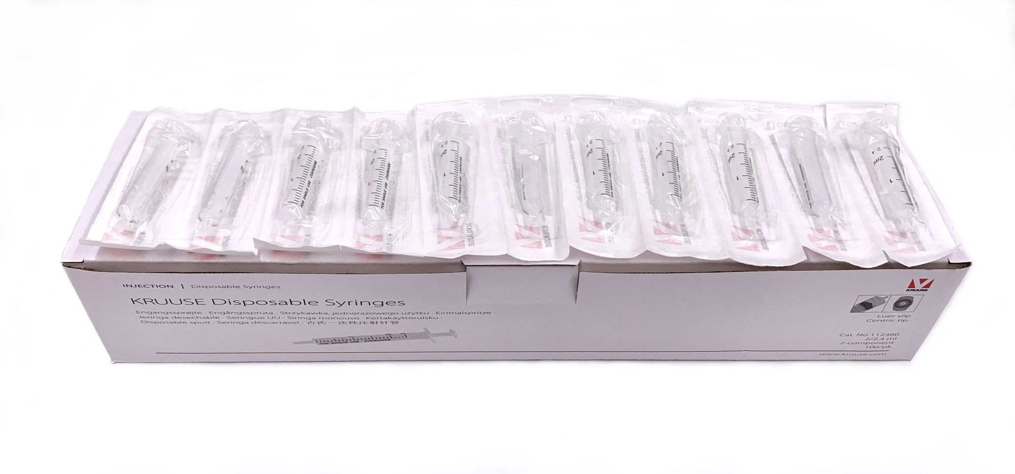 disposable syringes 2ml 2part 