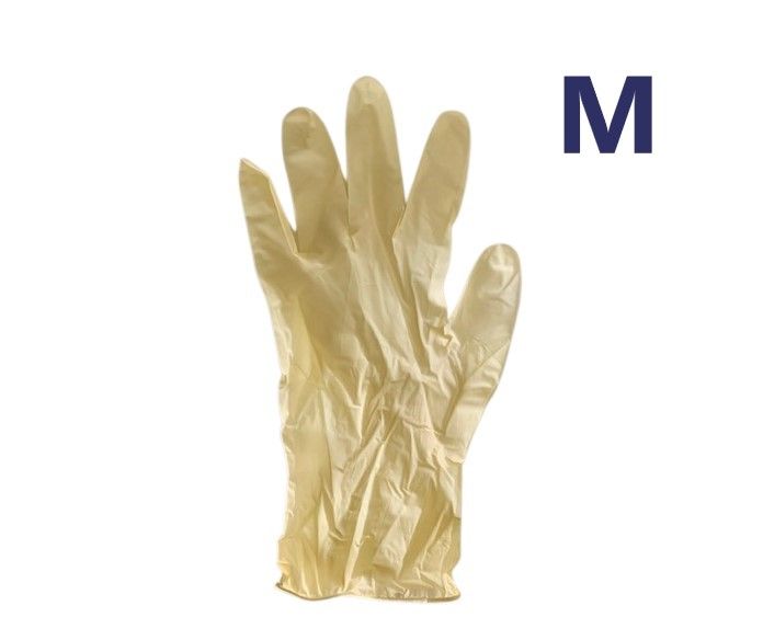glove short size m latex 