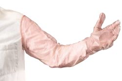 Inseminatie/Onderzoek handschoen met elastiek Inseminatie/Onderzoek handschoen met elastiek