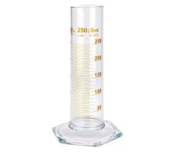 Measuringcylinder with wide foot 250 ml